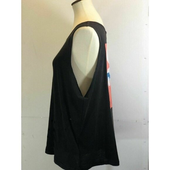 Somedays Lovin Women's Black Namesake Tank Top S L - Picture 7 of 9